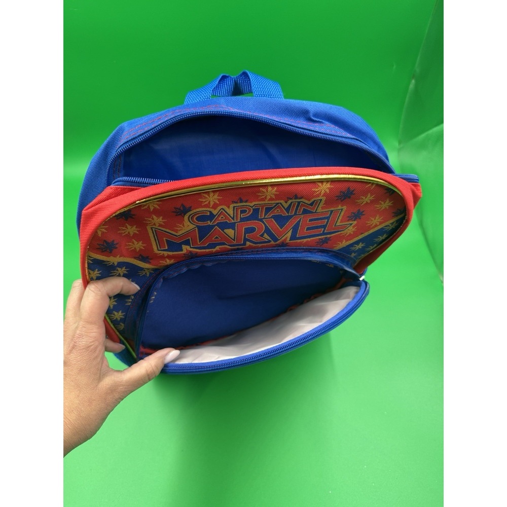 MARVEL~New 16" Glittery AVENGERS CAPTAIN MARVEL Backpack - Picture 10 of 10